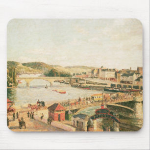 Sonnenschein in Rouen, 1896 (Öl auf Leinwand) Mousepad