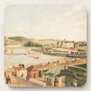 Sonnenschein in Rouen, 1896 (Öl auf Leinwand) Untersetzer