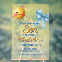 Sonnenschein Junge Baby Shower