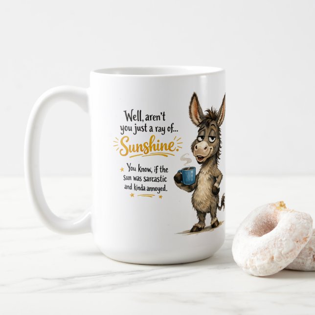 Sonnenschein Kaffeetasse (Mit Donut)