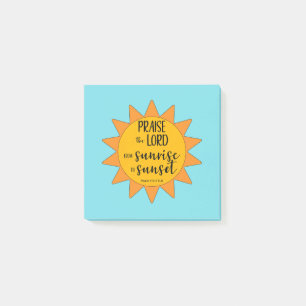 Sonnenschein Lobet den Herrn Post-it Klebezettel
