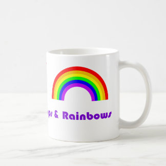 Sonnenschein-Lutscher und Regenbogen Kaffeetasse