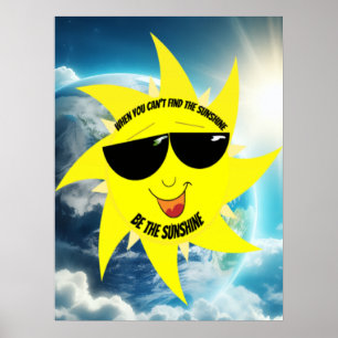 Sonnenschein Menschen Poster