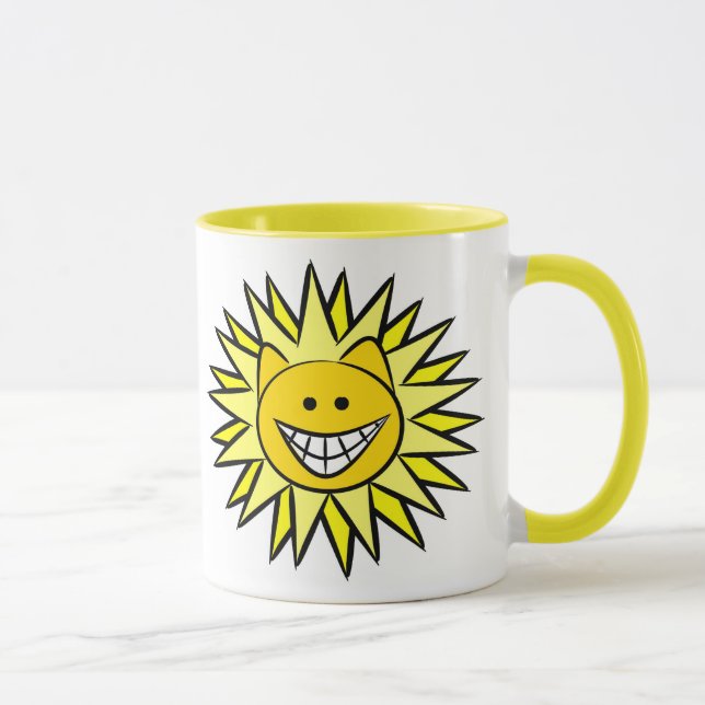 Sonnenschein-Miezekatze Tasse (Rechts)