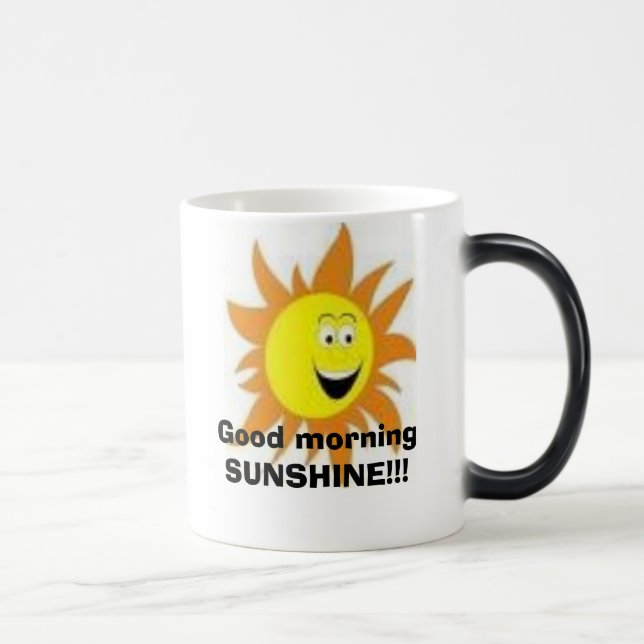 Sonnenschein-Morgen Verwandlungstasse (Rechts)