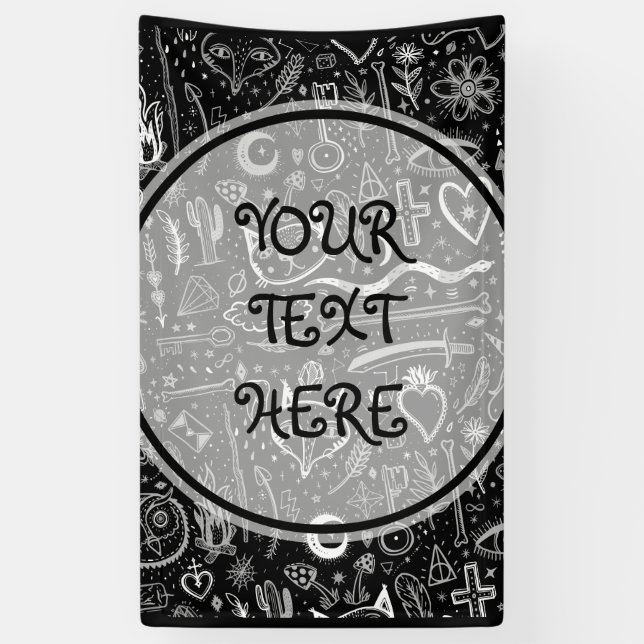 Sonnenschein Muster 4 Banner (Vertikal)