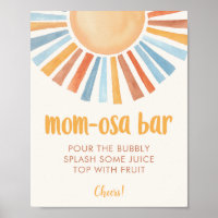 Sonnenschein Mutter-Osa Bar Baby Duschzeichen