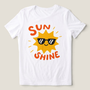 Sonnenschein Niedlich Glückliche Sonne mit Sonnenb Tri-Blend Shirt