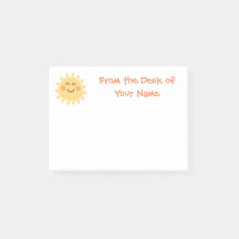 Sonnenschein-Notizblock