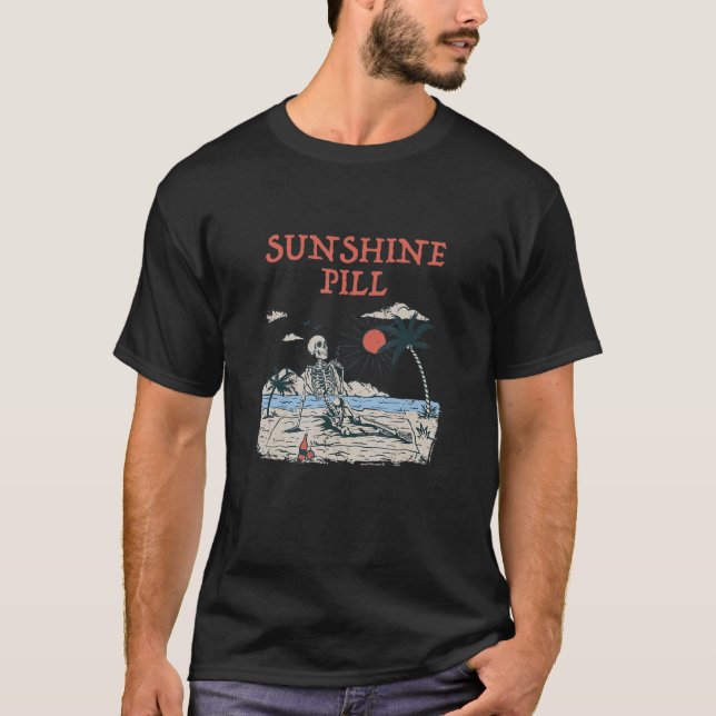 Sonnenschein Pille Summer Redewendungen Tropical Q T-Shirt (Vorderseite)