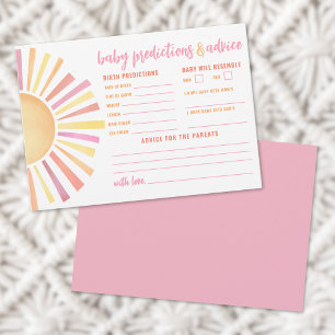 Sonnenschein Rat Vorhersage Karte Sonnenbaby Baby-