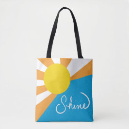Sonnenschein-Rays des Glücks von @ Cathy Thompson  Tasche