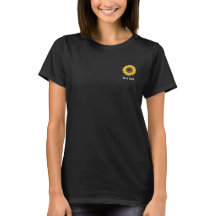 Sonnenschein schwarze Sonnenblume Personalisiert