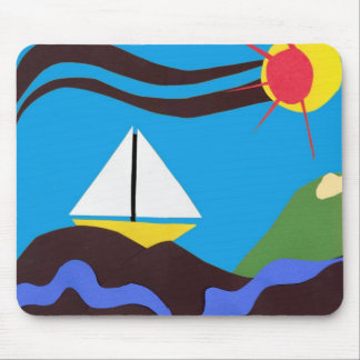 Sonnenschein-Seemann-Maus Mousepad