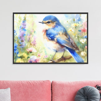Sonnenschein Song Vogel Leinwanddruck