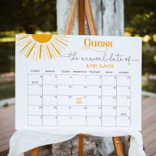 Sonnenschein, Sonne Errate den Termin-Kalender Poster
