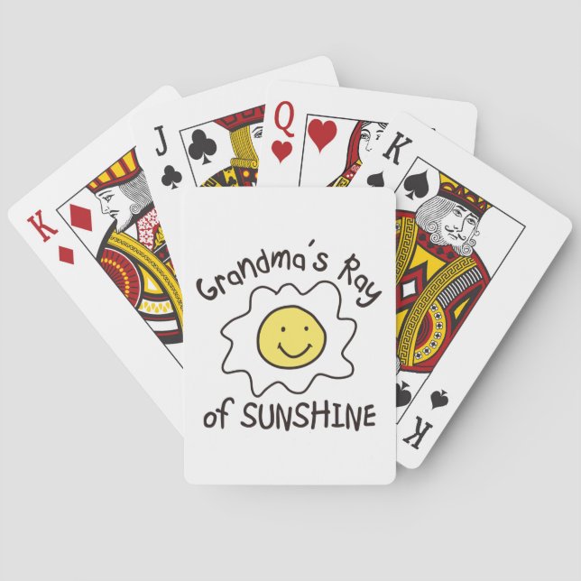 Sonnenschein Spielkarten (Rückseite)