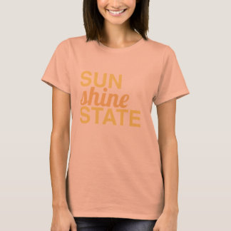 SONNENSCHEIN-STAAT - sonnig, Florida-Staat des T-Shirt
