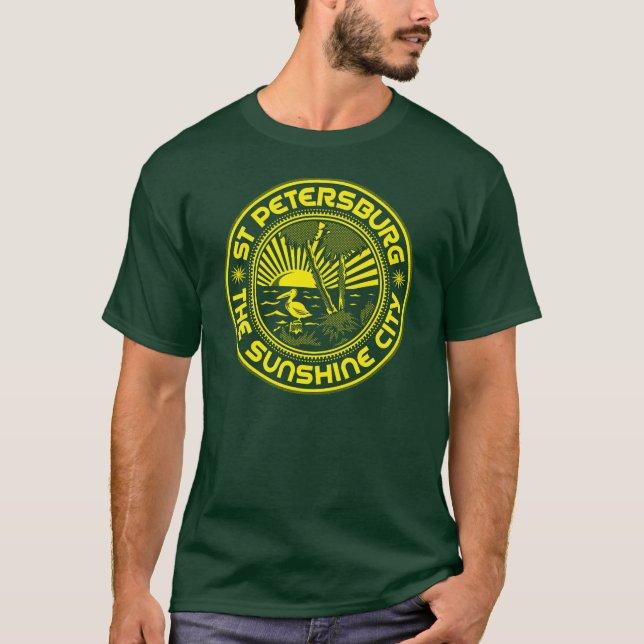 Sonnenschein-Stadt T-Shirt (Vorderseite)