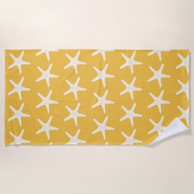 Sonnenschein Starfish Dog Bath oder Rainy Day Hand Strandtuch (Vorderseite)