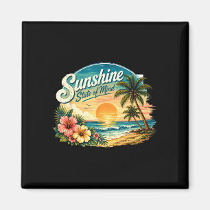 Sonnenschein-Stimmung Sommerurlaub Design Magnet
