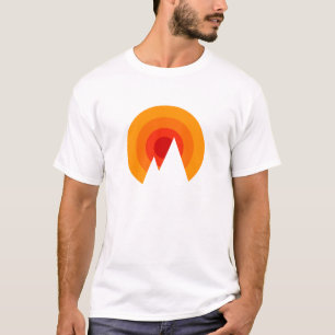 Sonnenschein u. Berge T-Shirt