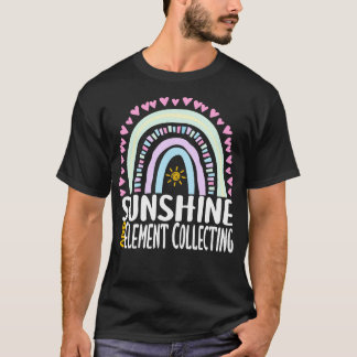 Sonnenschein und Element Sammeln Niedlicher Regenb T-Shirt