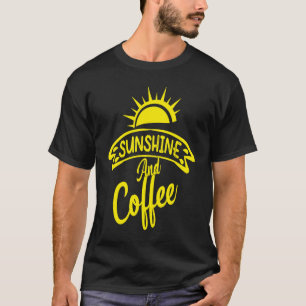 Sonnenschein und Kaffeetrinker Barista Espres T-Shirt