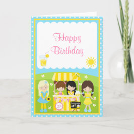 Sonnenschein und Lemonade zum Geburtstag Karte