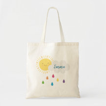 Sonnenschein und Regenbogen-Kunst-Tasche