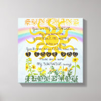 Sonnenschein und Regenbogen