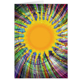 Sonnenschein und Regenbogens