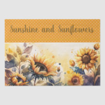 Sonnenschein und Sonnenblumen im Herbst / Herbstfa