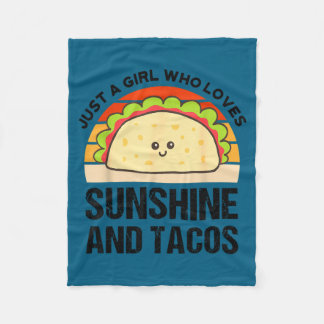 Sonnenschein und Taco Cinco de Mayo Fiesta mexikan Fleecedecke