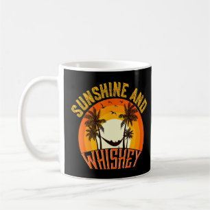 Sonnenschein und Whiskey Beach Sommer Bourbon Shot Kaffeetasse