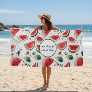 Sonnenschein Wassermelonen Handtuch