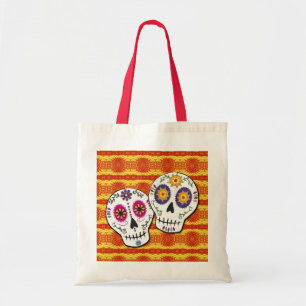 Sonnenschein-Zuckerschädel-Tasche Tragetasche