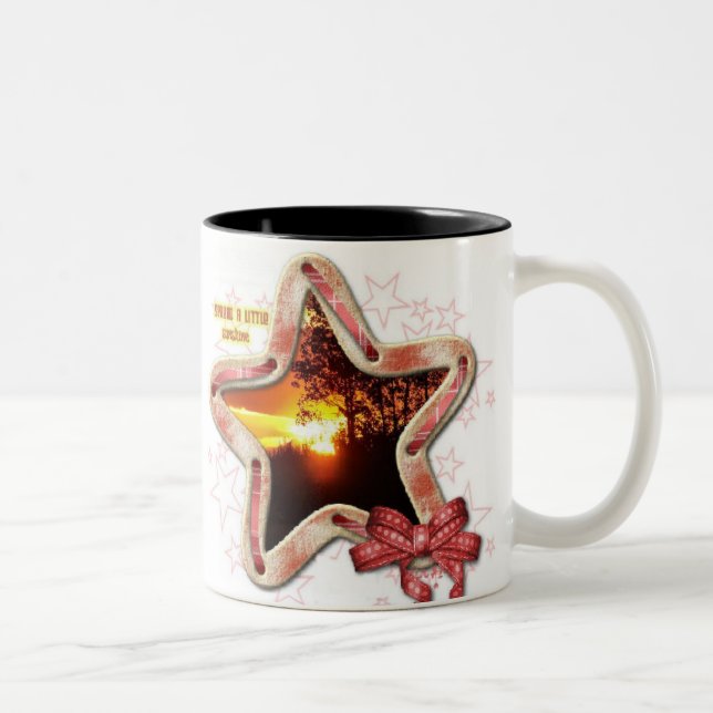 Sonnenschein Zweifarbige Tasse (Rechts)