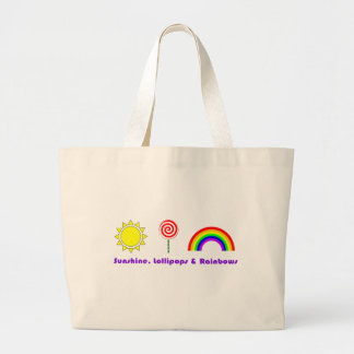 Sonnenscheinlutscher-und -regenbogen Tasche