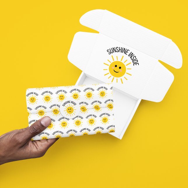 Sonnenscheinpapier Seidenpapier (Send sunshine with this thoughtful tissue paper! Matching card and sticker available! )