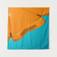 Sonnenschirm aus Orangenbanane