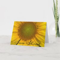 SONNENSCHIRM FOTO GREETKARTE