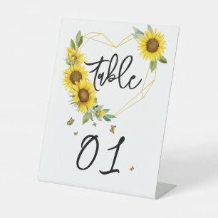 Sonnenschirm-Rahmen-Babyshower-Tischnummern Sockelschild