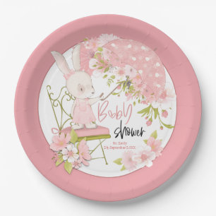 Sonnenschirme Blume Name Datum Rosa Kinderdusche Pappteller