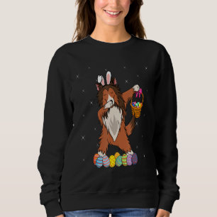 Sonnenschirme Dabbing Hund Happy Ostertag Ei H Sweatshirt