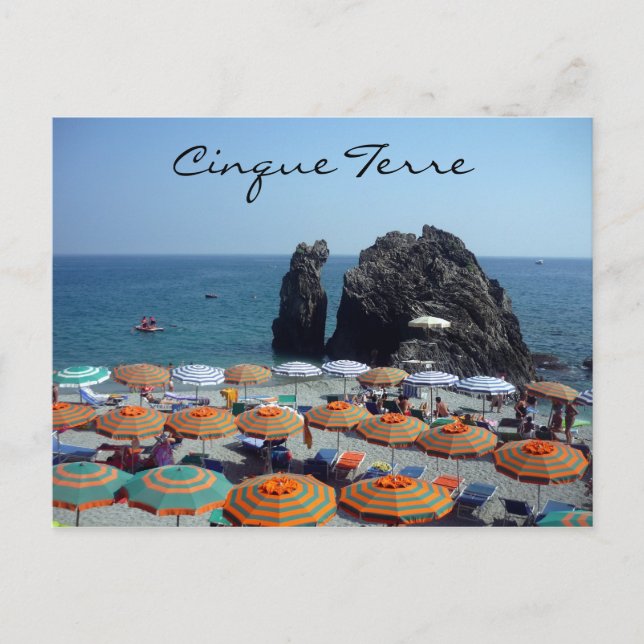 Sonnenschirme Postkarte (Vorderseite)