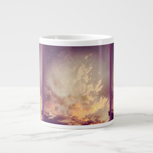 SONNENSCHLIESSUNG Jumbo-Tasse (Vorderseite)