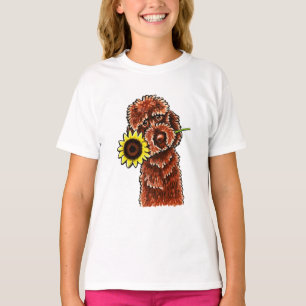 Sonnenschokolade Labradoodle Off-Leash Art™ T-Shirt