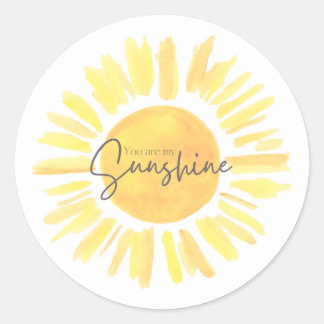 Sonnenschutzmittel Runder Aufkleber