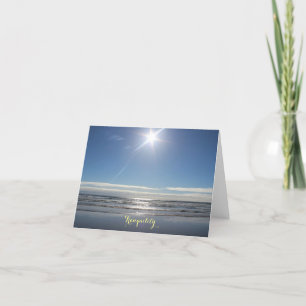 Sonnenseewellen Ruhige Karte
